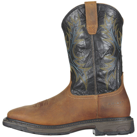 nan Ariat Men's Workhog Pull On Soft Toe Work Boot, nan: 7, nan: EE, nan: nan