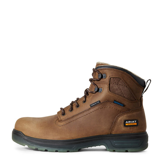 nan Ariat Men's Turbo 6 Inch H20 Ct Puncture Resist Work Boot, nan: 7, nan: EE, nan: nan