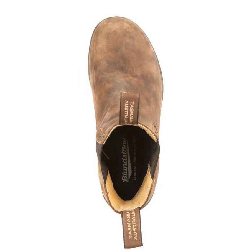 nan Blundstone Women's Rustic Classic Pull On Chelsea Boot Brown, nan: 4.5, nan: M, nan: nan