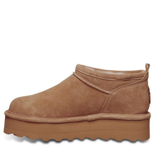 nan Bearpaw Women's Retro Super Shorty Sheepskin Boot Hickory, nan: 7, nan: M, nan: nan