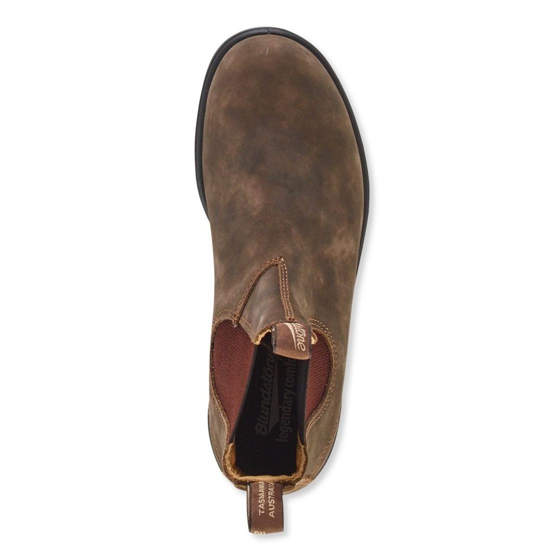 nan Blundstone Rustic Pull On Chelsea Boot Brown Oiled Leather, nan: 4.5, nan: M, nan: nan