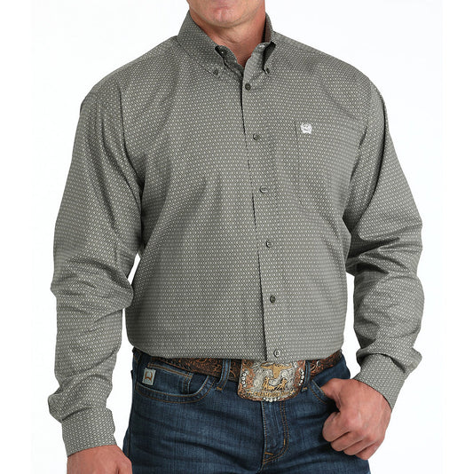 Cinch Men's Long Sleeve Button Down Shirt