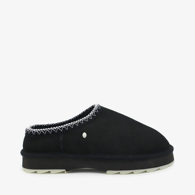 Emu Australia Women's Sharky Scuff Sheepskin Slipper Black
