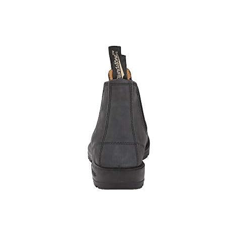 nan Blundstone Men's Original Chelsea Boot Rustic Black, nan: 4.5, nan: M, nan: nan