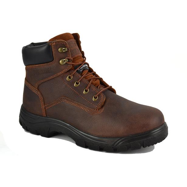 Work Zone Men's 6 Inch Soft Toe Work Boot (N651BRN)