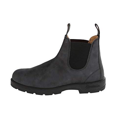 nan Blundstone Men's Original Chelsea Boot Rustic Black, nan: 6, nan: M, nan: nan