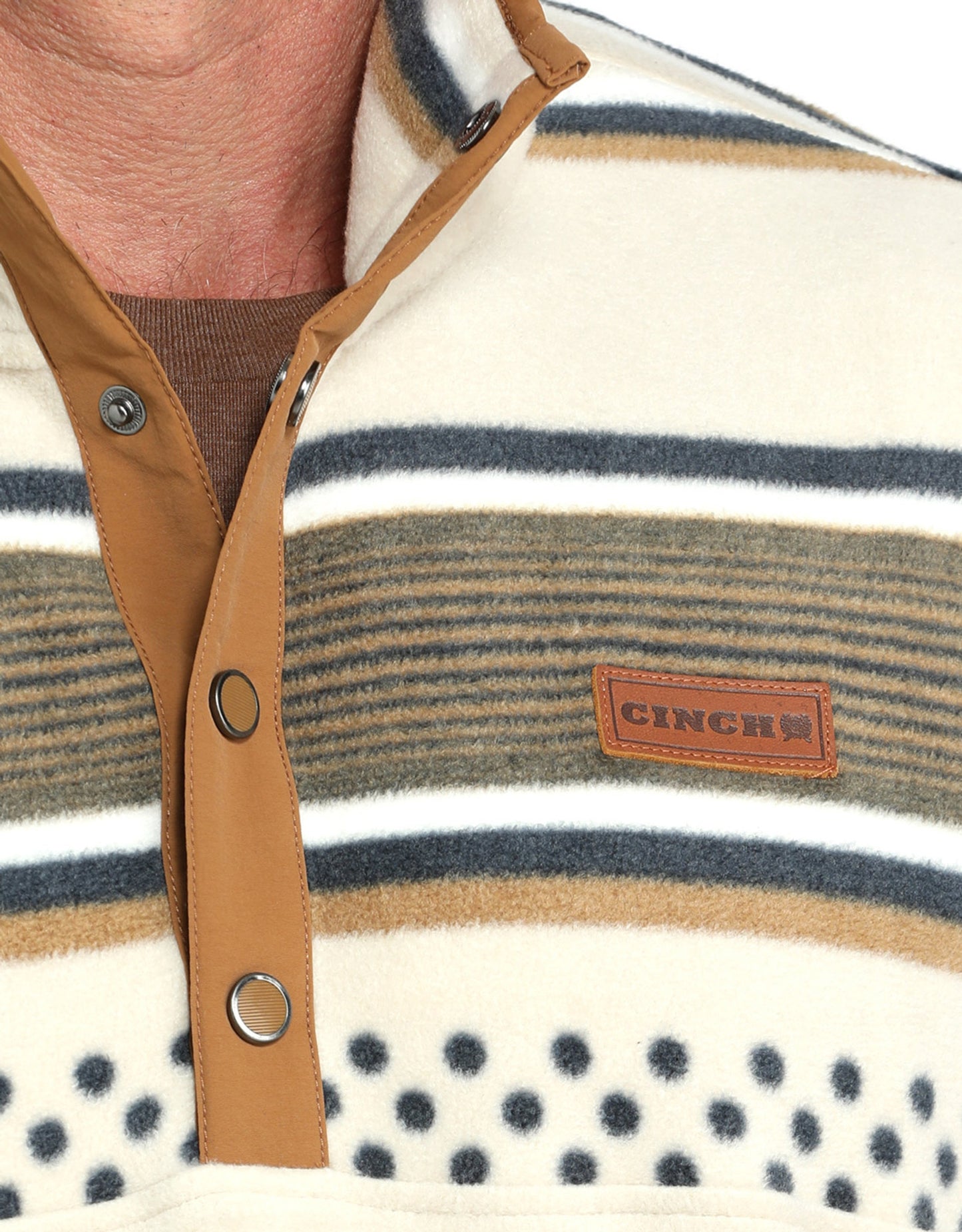 Cinch Men's Polar Fleece Pullover Sweater