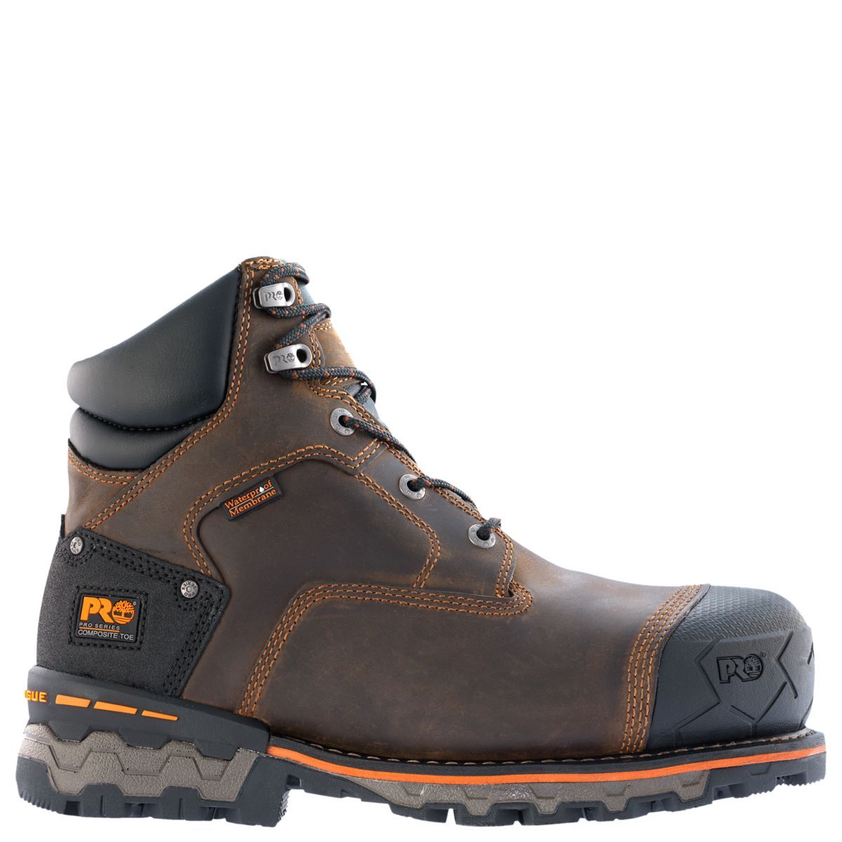 nan Timberland Men's Boondock Composite Toe Waterproof Brown, nan: 9.5, nan: M, nan: nan