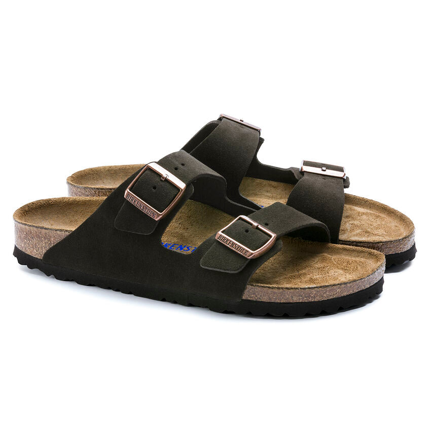 nan Birkenstock Arizona Soft Footbed Unisex Sandal Mocha Suede, nan: 38, nan: R, nan: nan