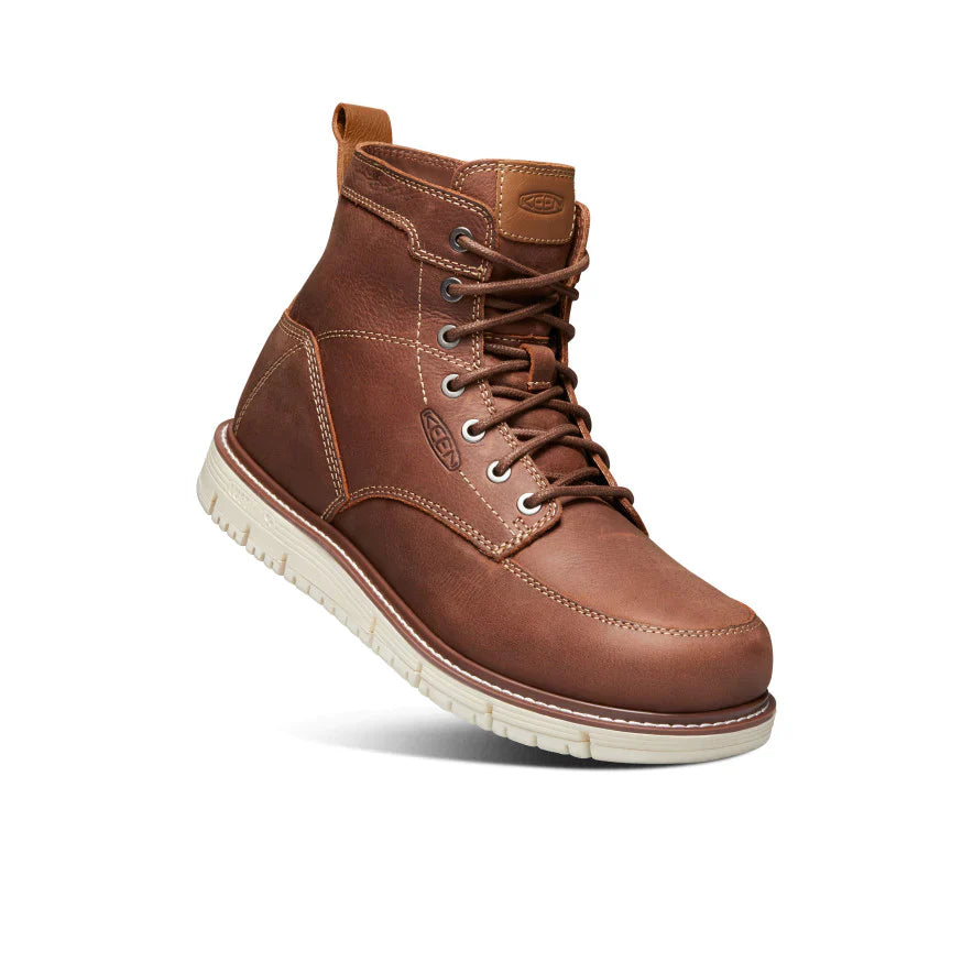 nan Keen Utility Men's San Jose Wedge 6 Inch Soft Toe Work Boot Gingerbread, nan: 7.5, nan: D, nan: nan