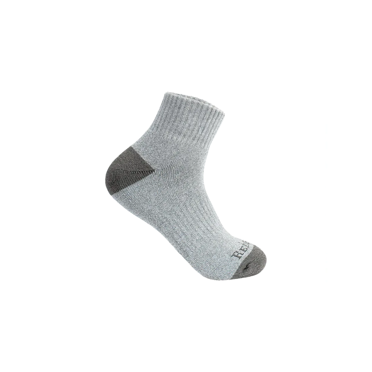 nan Redback Men's Bamboo Quarter Sock Black, nan: LIGHT GREY, nan: nan, nan: nan