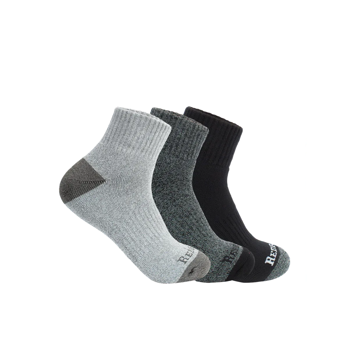 nan Redback Men's Bamboo Quarter Sock Black, nan: nan, nan: nan, nan: nan