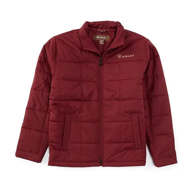 Ariat Mens Crius Insulated Jacket Windsor Wine