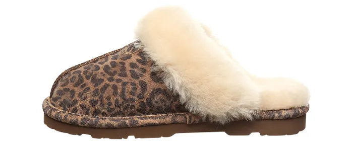 Bearpaw Women's Loki Slide Slipper Exotic Leopard Print