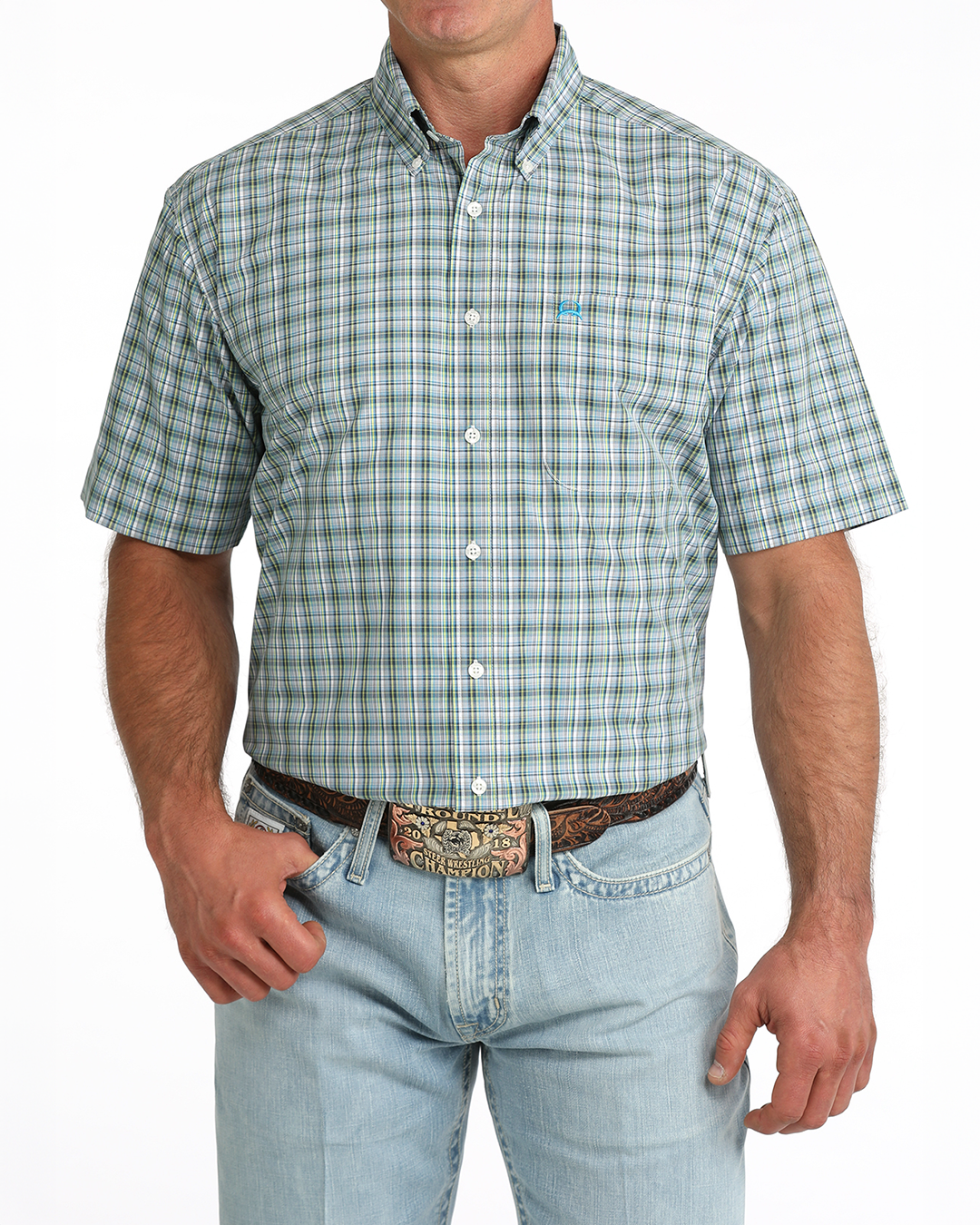 Men's Arenaflex Button-Down Western Shirt