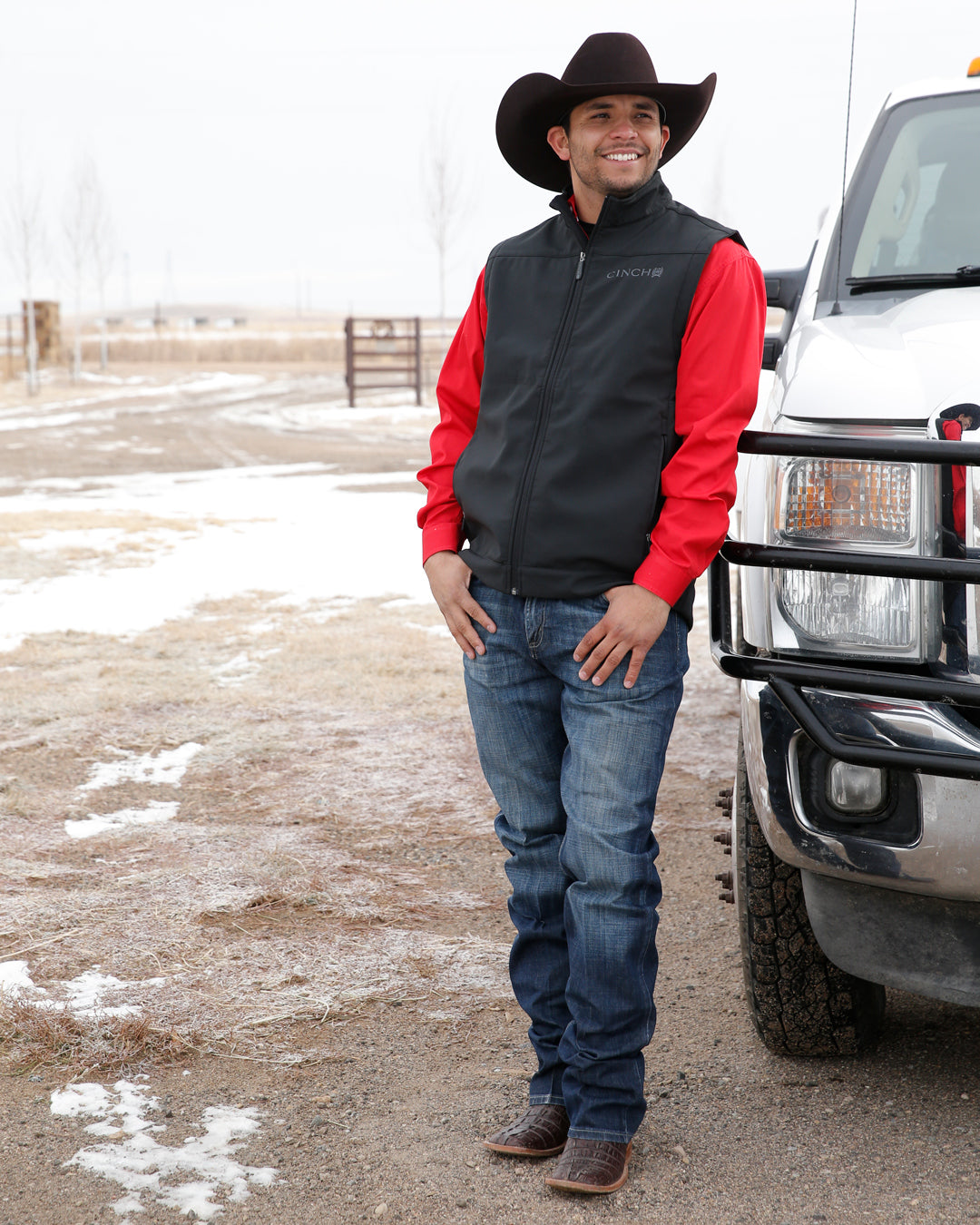 Cinch Men's Core Bonded Vest - Black (MWV1012010) - view 5