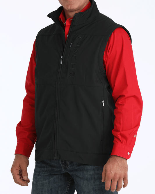 Cinch Men's Concealed Carry Bonded Vest - Black (MWV1082001) - view 2