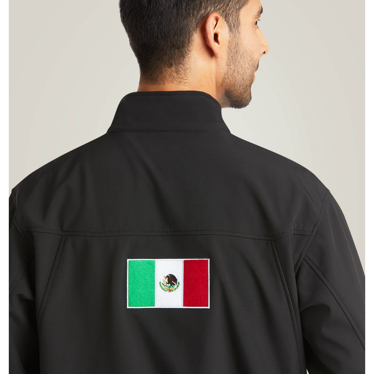 nan Ariat Men's New Team Softshell Mexico Jacket Black, nan: X-LARGE, nan: nan, nan: nan