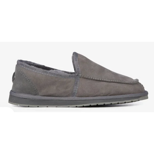 nan Emu Australia Men's Hume Platinum Sheepskin Slipper, nan: 9, nan: nan, nan: nan