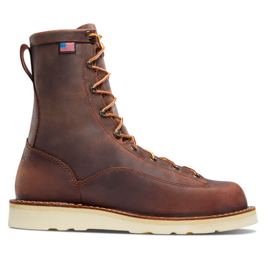 nan Danner Men's Bull Run 8Inch Soft Toe Work Boot, nan: 7, nan: EE, nan: nan