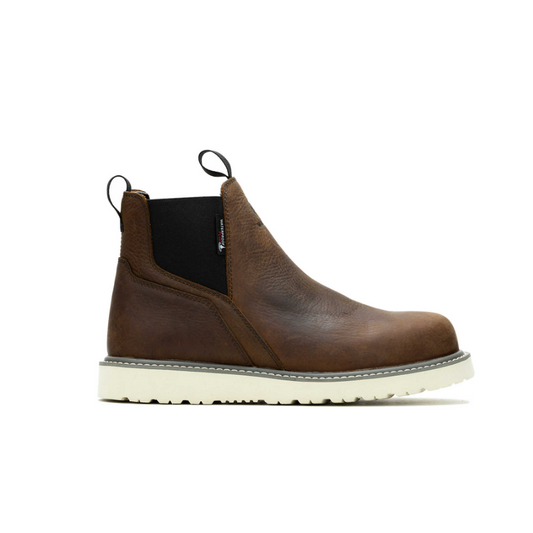 nan Wolverine Men's Trade Wedge Steel Toe Chelsea Boot, nan: 7.5, nan: M, nan: nan