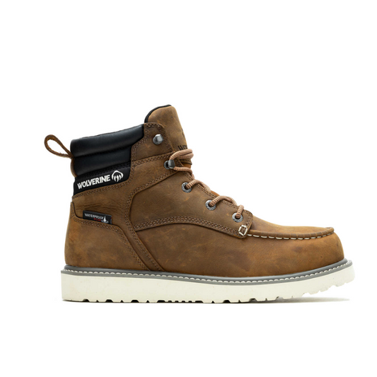 nan Wolverine Men's Trade Wedge 6 Inch Soft Toe Wedge Sole Work Boot, nan: 6.5, nan: M, nan: nan