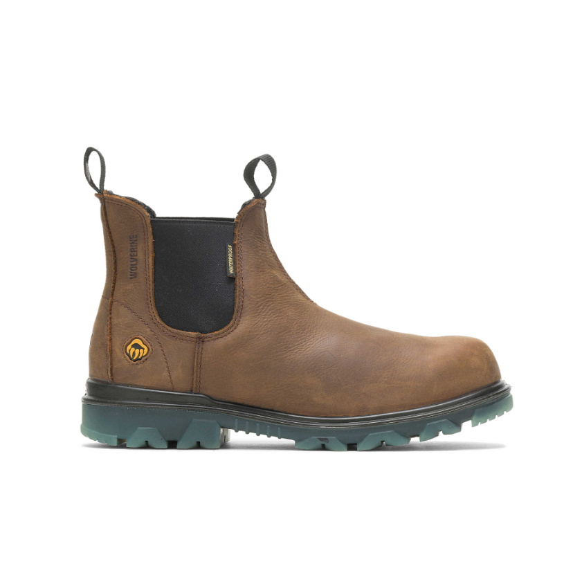 nan Wolverine Men's I-90 Romeo Men's Pull On Safety Toe Work Boot, nan: 7.5, nan: M, nan: nan