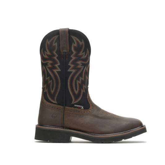 nan Wolverine Men's Rancher Pull On Steel Toe WP Work Boot, nan: 7, nan: XW, nan: nan