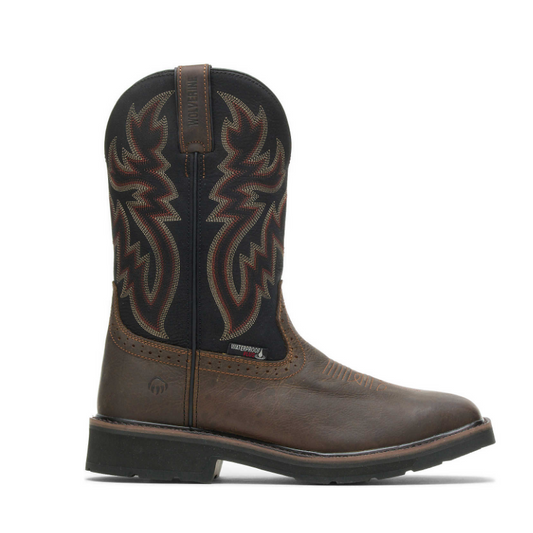 nan Wolverine Men's Rancher Pull On Soft Toe WP Work Boot, nan: 7, nan: XW, nan: nan