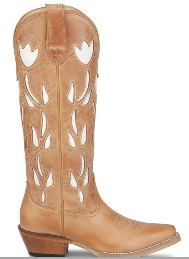 Justin Women’s May 15 Inch Leather Sole Snip Toe Western Boot
