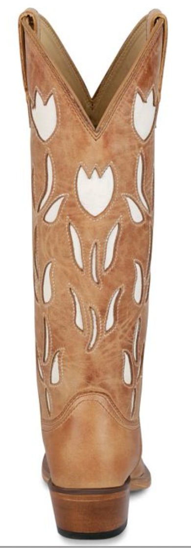 Justin Women’s May 15 Inch Leather Sole Snip Toe Western Boot