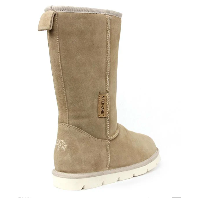 Superlamb Women's Argali 11" Classic Tall Sheepskin Boot (ARGALI11-CEMENT)
