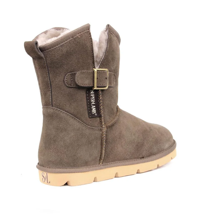 Superlamb Women's Argali Buckle Sheepskin Boot