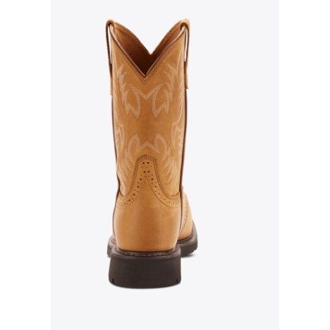Ariat Men's Sierra Saddle Roper Toe Soft Toe Pull-On Work Boot