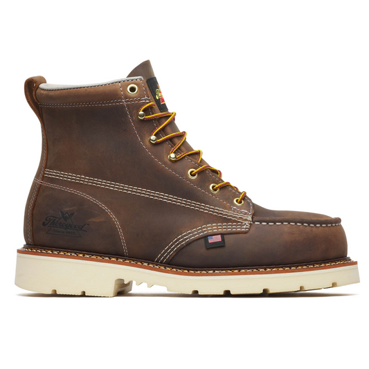 Thorogood Men's American Heritage 6 Inch Trail Crazy Horse Safety Toe Maxwell 90 Work Boot