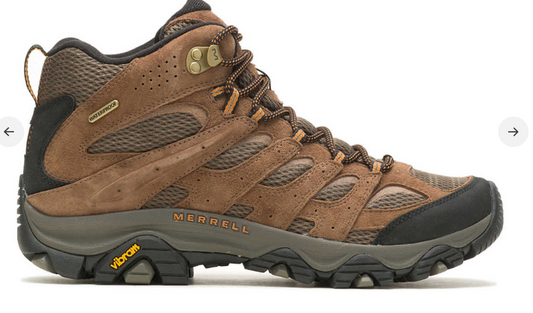 Merrell Men's Moab 3 Mid Top Waterproof Hiking Boot
