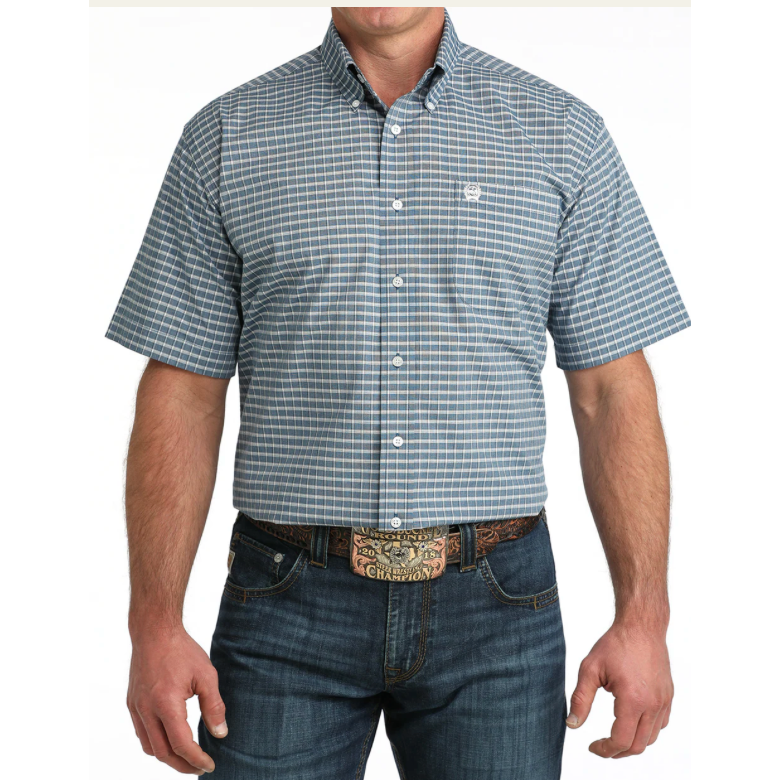 Cinch Men's Short Sleeve Button Down Western Shirt