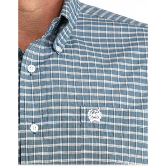 Cinch Men's Short Sleeve Button Down Western Shirt