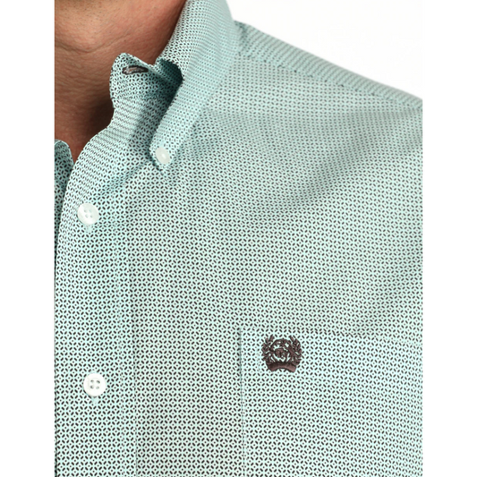 Cinch Men's Short Sleeve Button Down Western Shirt