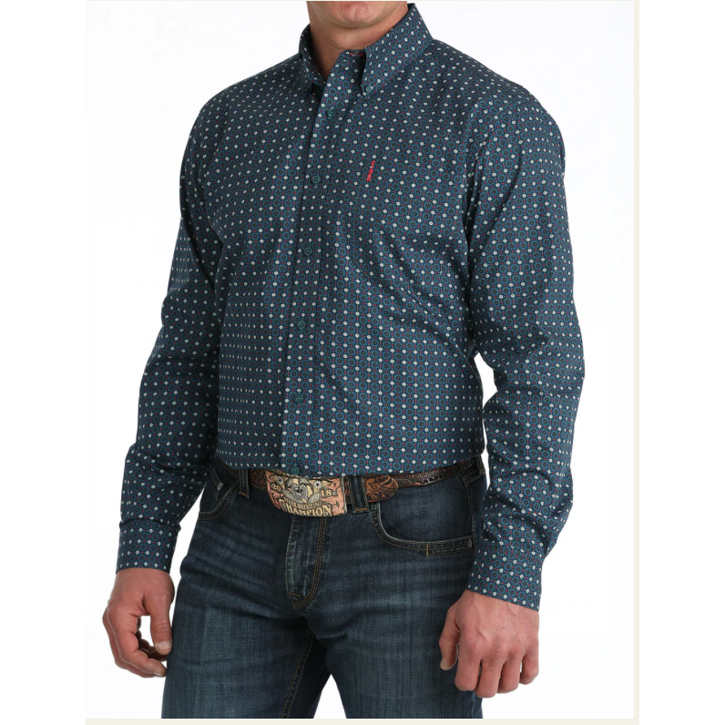Cinch Men's Long Sleeve Button Down Western Shirt