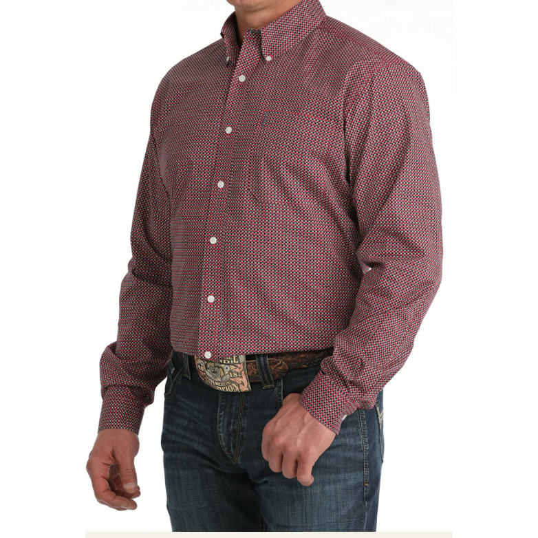 Cinch Men's Long Sleeve Button Down Western Shirt