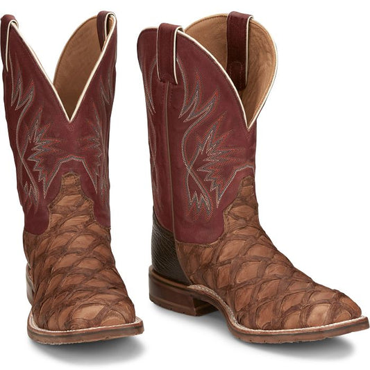 Tony Lama Men's Prescott Exotic Pirarucu