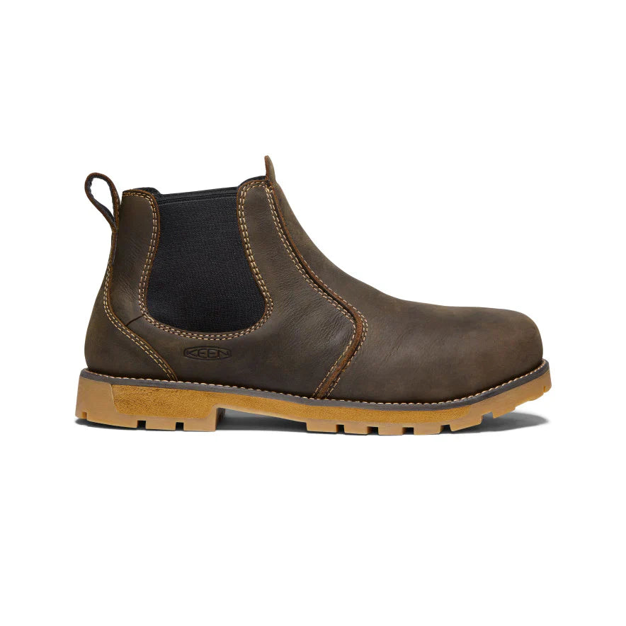 nan Keen Utility Men's Seattle Romeo Aluminum Safety Toe Pull On Work Boot, nan: 7.5, nan: EE, nan: nan