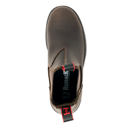 nan Redback Men's Great Barrier Reef 6 Inch Soft Toe Work Boot Puma Brown, nan: 4.5, nan: M, nan: nan