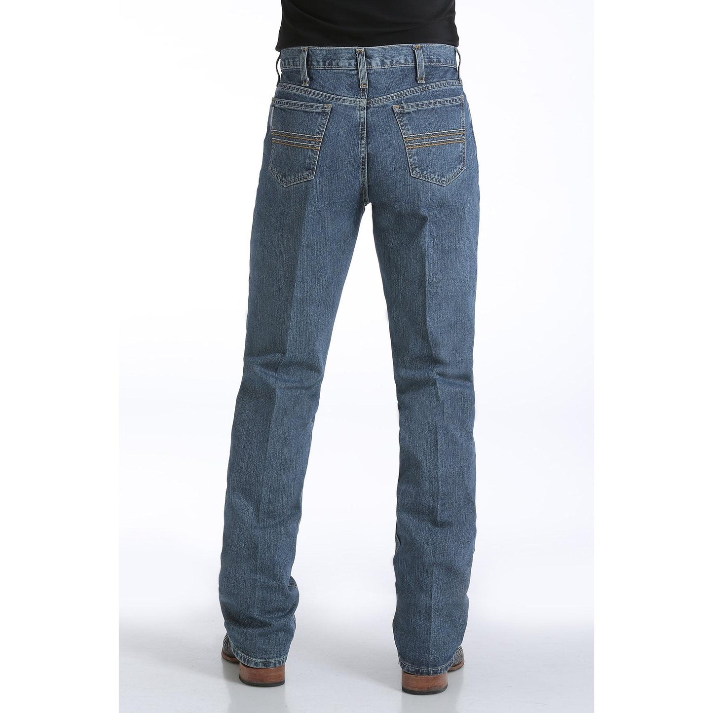 nan Cinch Men's Silveri Label Slim Fit Jeans - Medium Stonewash, nan: 30, nan: 34, nan: nan