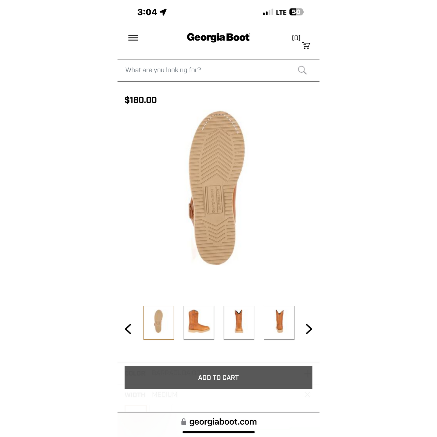 Georgia Mens 10 Inch Pull On Soft Toe Work Boot