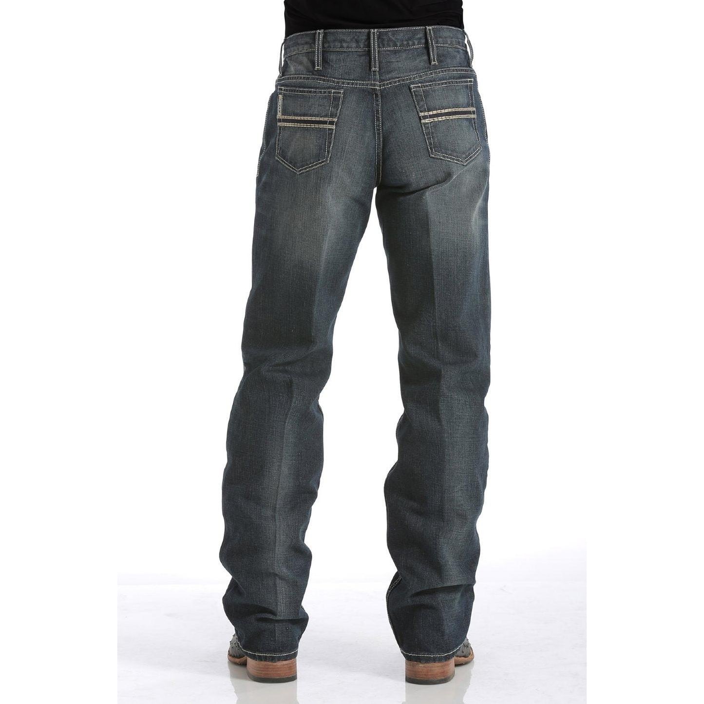 nan Cinch Men's White Label Relaxed Fit Jeans - Dark Stonewash, nan: 30, nan: 34, nan: nan