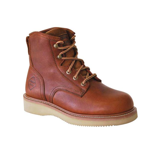Work Zone Mens 6 Inch Crepe Sole Soft Toe Work Boot