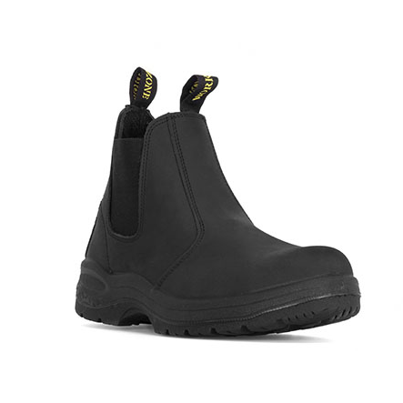 Work Zone Mens 6 Inch Pull On Waterproof Soft Toe Work Boot