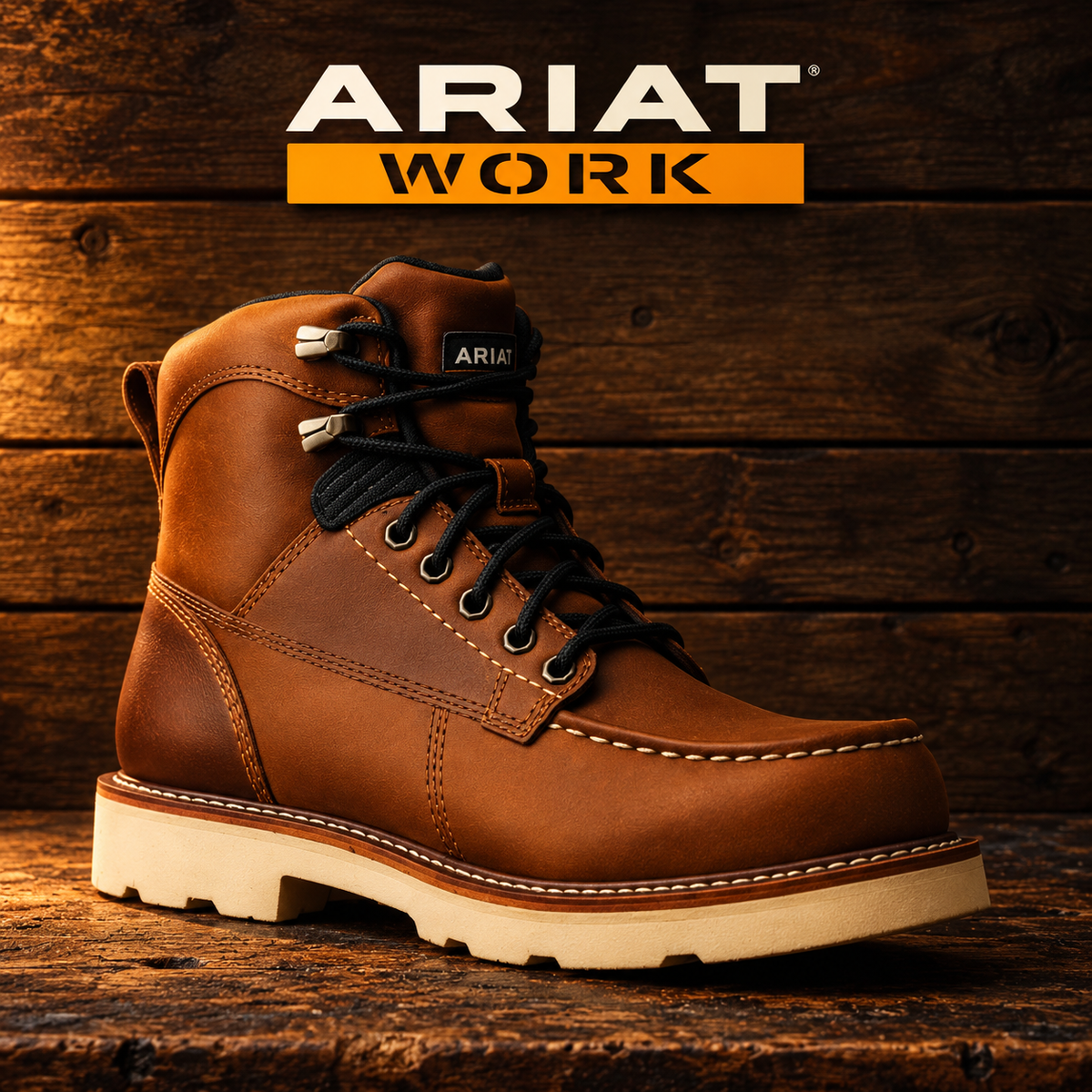 ariat work boots — warm timber workshop